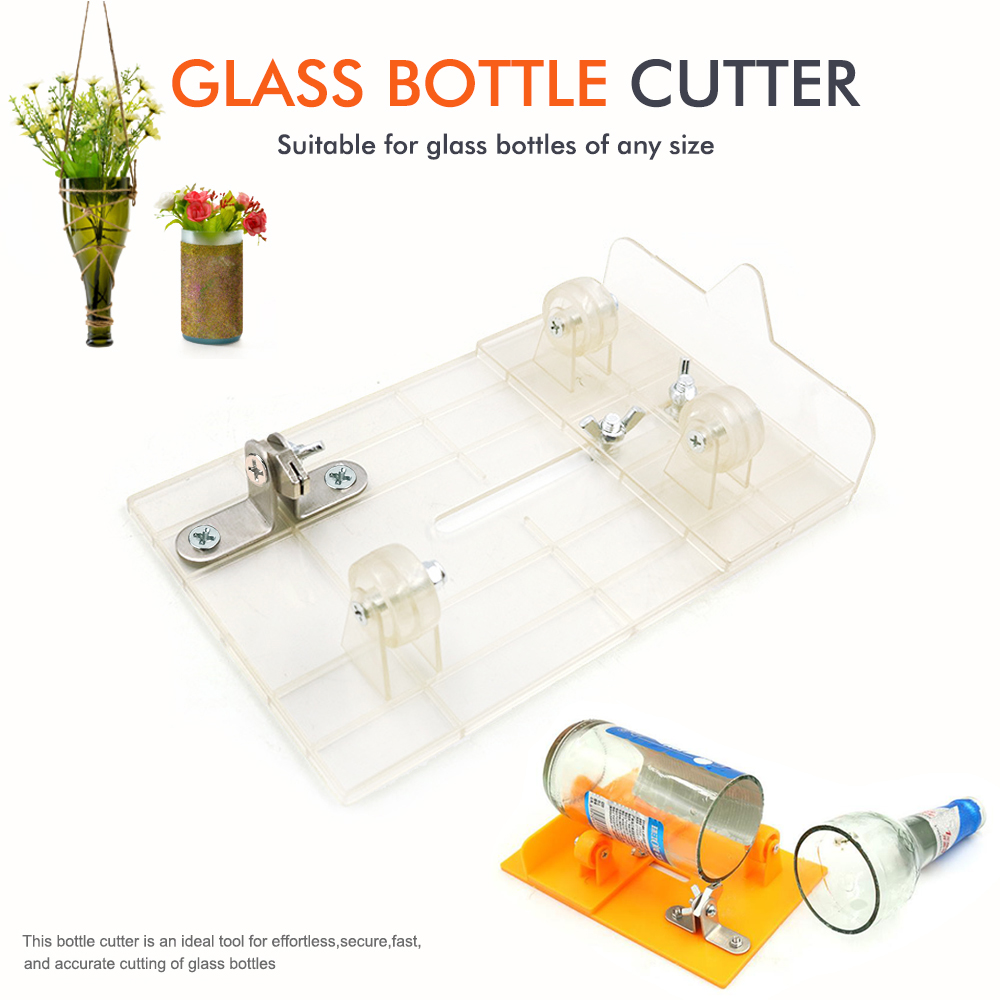 Universal Adjustable DIY Glass Bottle Cutter Sizes Glassbottle Cut Machine Wine Bottles Crafting Decorations Cutting Tool