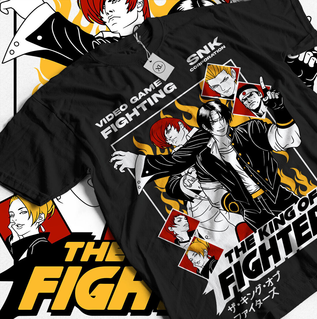 Koszulka vs King Of FightersSNK Chun Li vs Mai Anime Gift Shirt