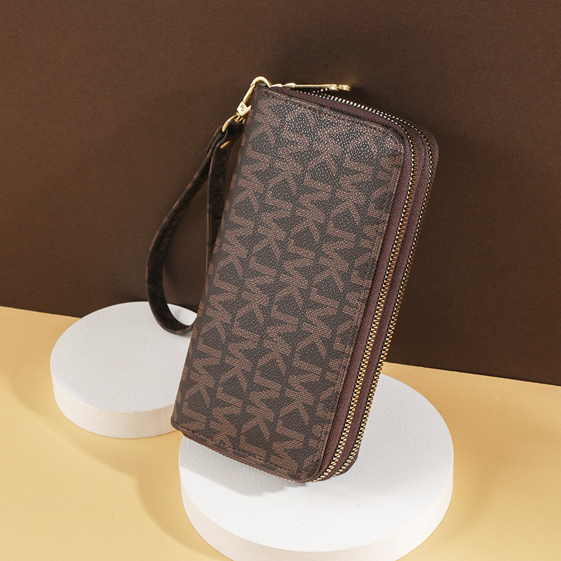 Mode portemonnee dames lange grote capaciteit rits handtas telefoon tas kaart tas cartera femenina portemonnee billetera carteras 2025