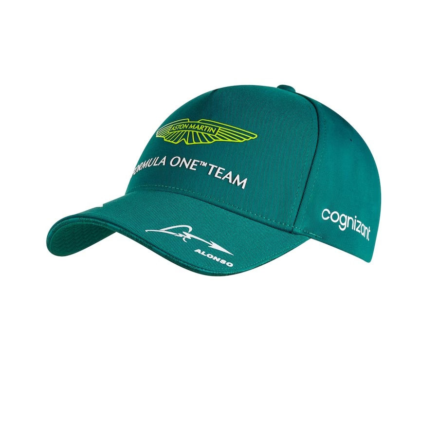 Gorra del equipo Fernando Alonso Aston Martin Aramco F1 2024 Una variedad de estilos disponibles