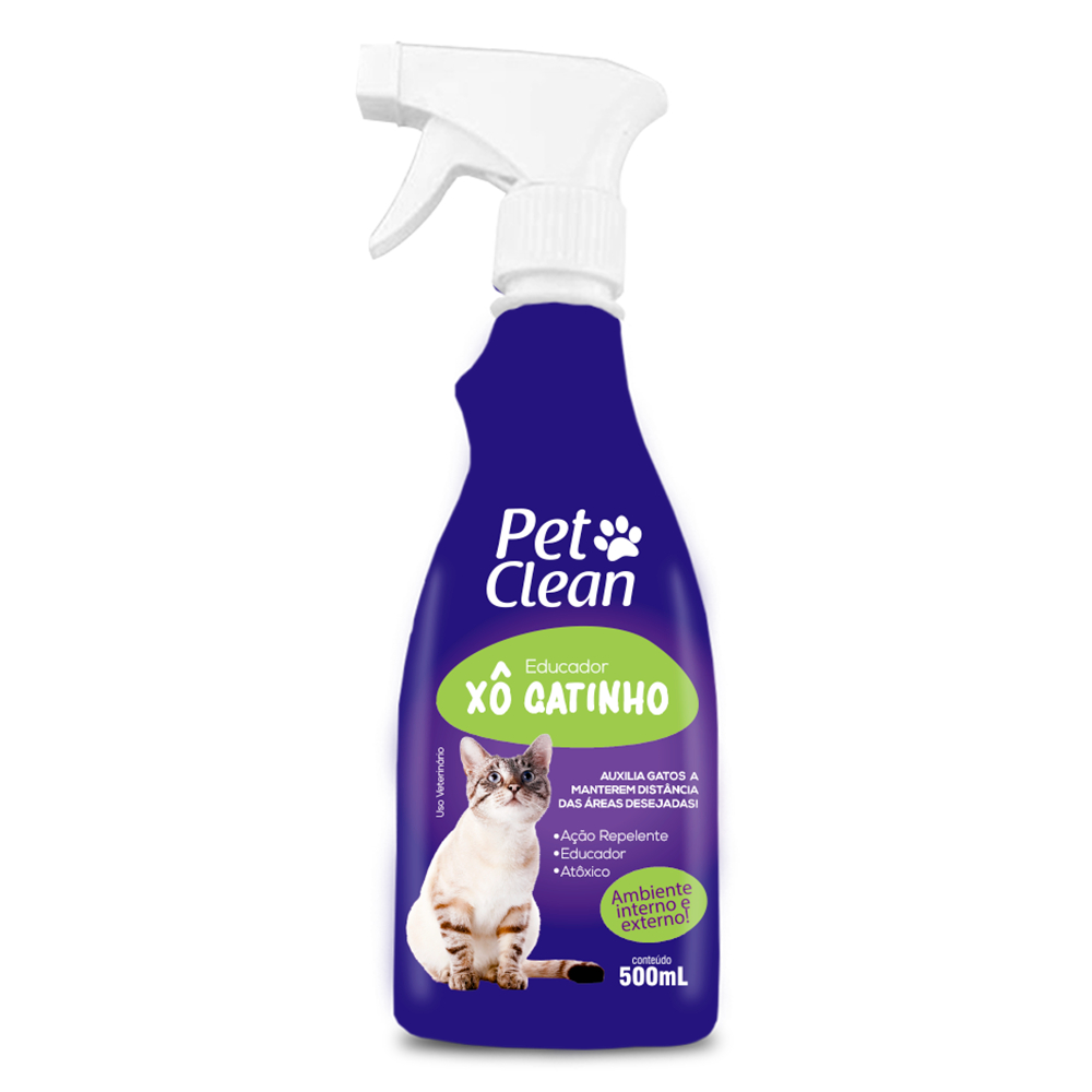 Xô Cat Spray dla Kotów - Czystość i Higiena, Odstraszacz, Edukacyjny, 500ml, Nietoksyczny, Szybko działający, Przyciągający