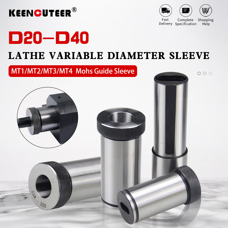 1 pz D20 D25 D32 D40-5/6/7/8/10/12/13/14/16/18/20/25/32/MT1/MT2 MM Boccola Guida per Portautensili CNC con Attacco Conico