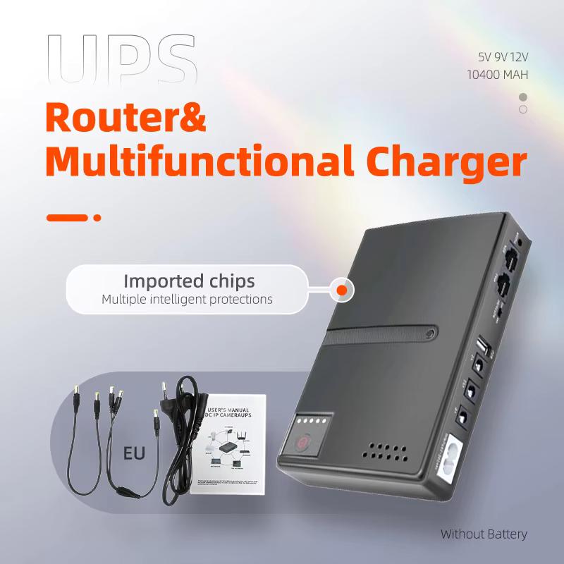 AC220 - 265V 18W UPS fuente de alimentación CC ininterrumpida DC1018L 5V 9V 12V enrutador óptico Monitor de gato cargador de respaldo teléfono celular