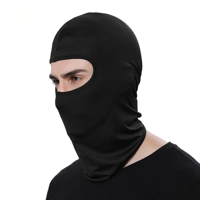Pasamontañas para Motocicleta, Protección Solar, Máscara Facial Completa, Transpirable, de Malla, para Airsoft, Ciclismo y Deportes al Aire Libre
