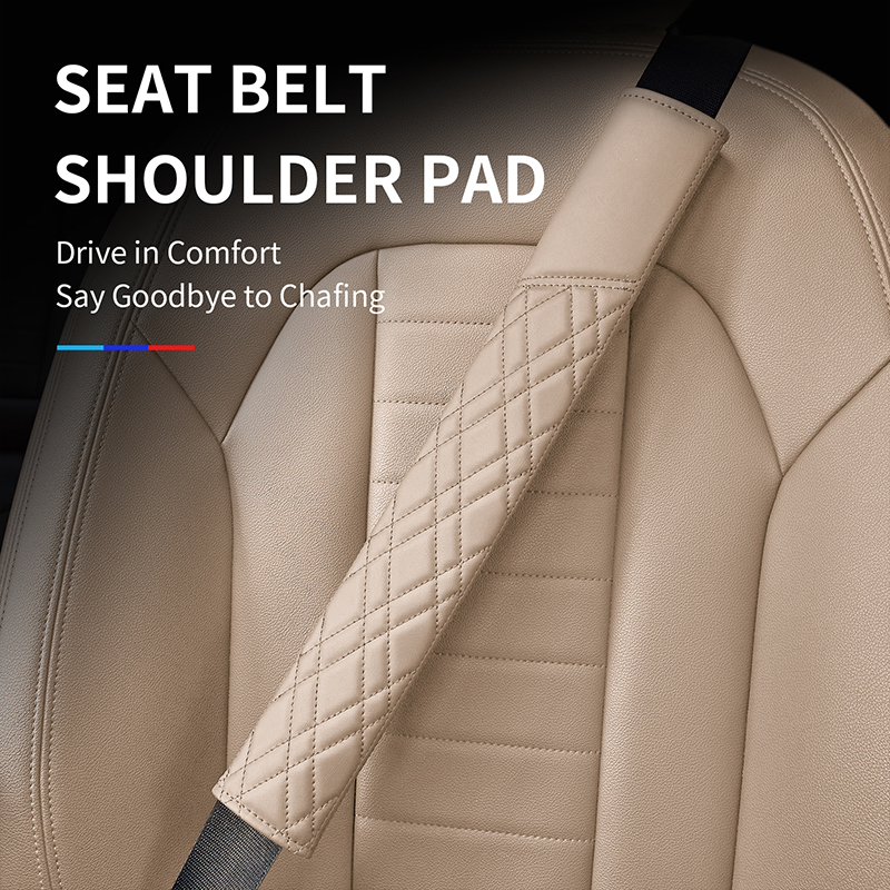 รถที่นั่งเข็มขัดไหล่เบาะ Protector Universal อุปกรณ์ตกแต่งภายในสําหรับ Honda Chery Cadillac KIA Buick Cavalier Geely