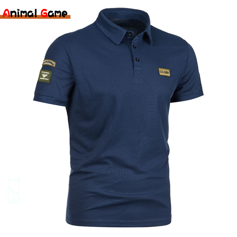 Koreaanse effen kleur herenpoloshirts Casual korte mouw Turn Down herenoverhemden Mode streetwear polo's voor heren 5XL