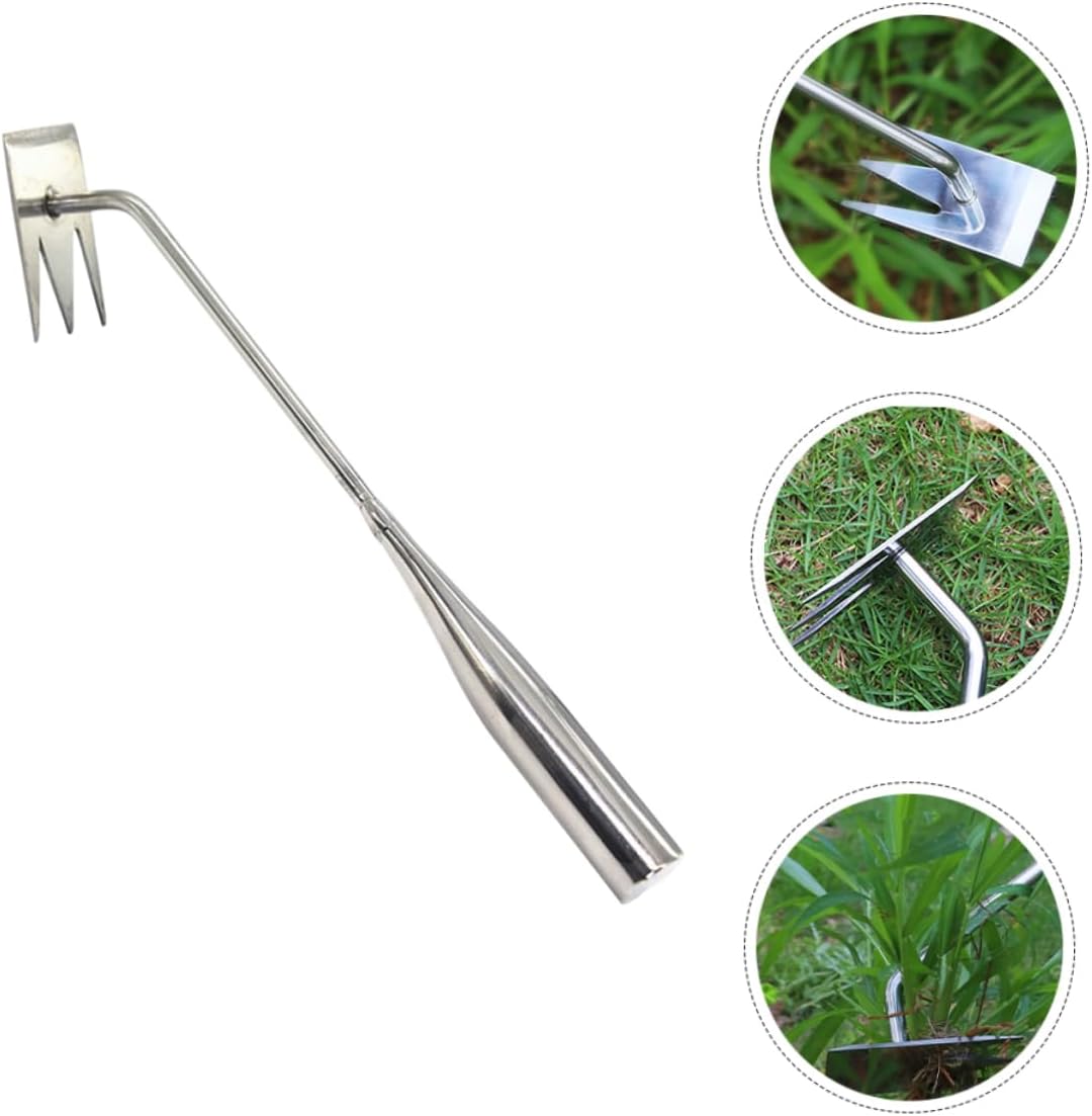 Strumento per tirare Strumento per sarchiare per giardino Sarchiatore manuale a mano Forchetta per diserbo Strumento per rimozione Diserbo da giardino Estrattore Attrezzo da giardino Erbaccia
