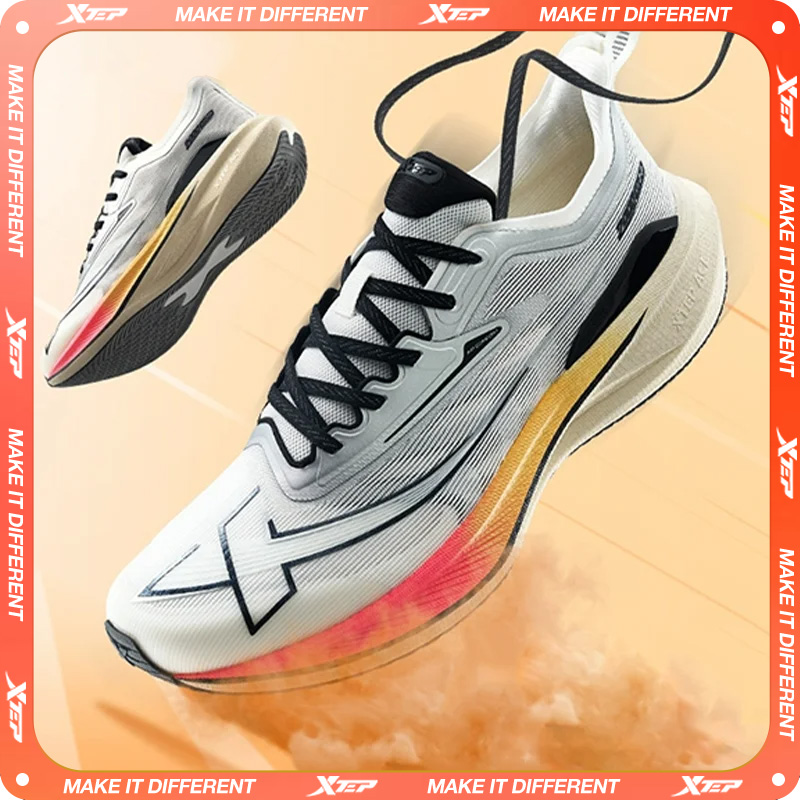 Xtep 2000KM 2.0 Running Shoes Men 2024 Summer Professional TPU Shock Absorption Sneakers 876219110043(suggest half size down)