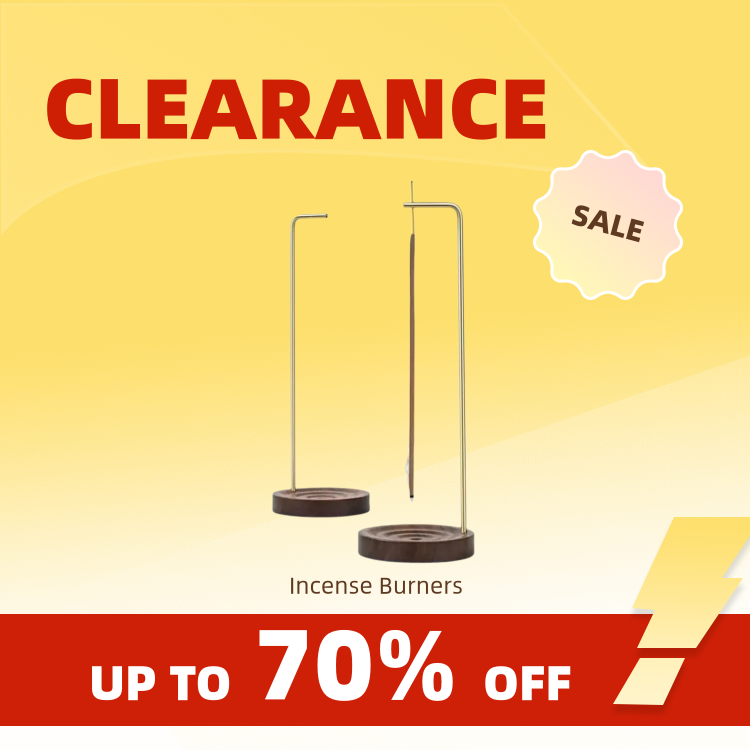 Clearance_Incense 스틱 홀더 거실 공급 장식_Conti를 갖춘 절묘한 장식 나무 향 버너 장식품