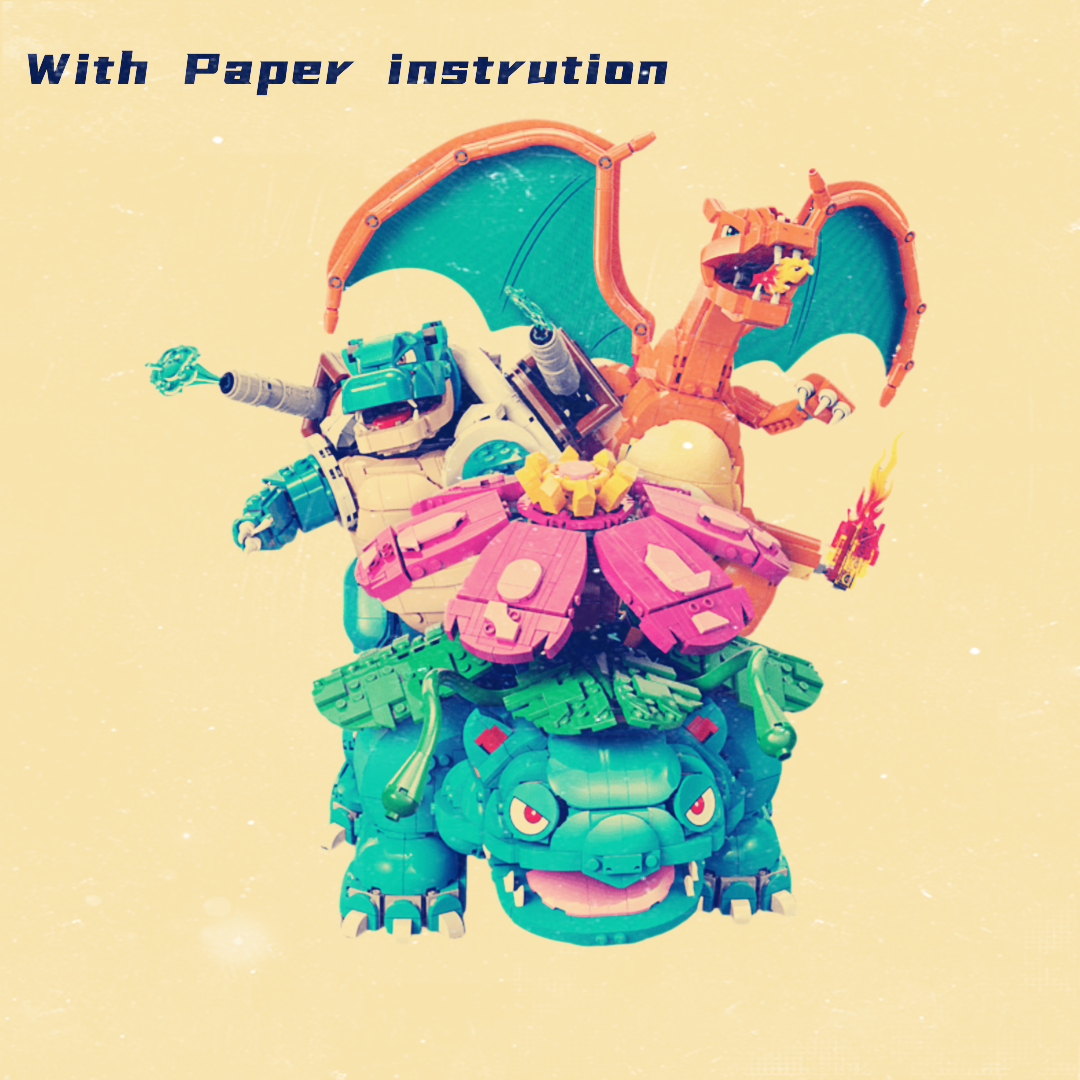 Set di Costruzioni Economico da 6838 Pezzi, Modello di Rana Drago Anime, Gioco Video con Creature, Regalo di Natale e Compleanno per Famiglia e Decorazione