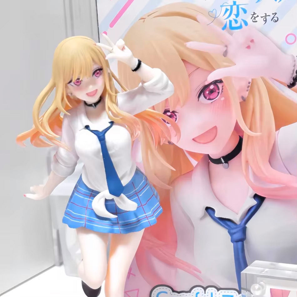 My Dress Up Darling MARIN KITAKAWA Uniform Anime Figur Spielzeug 18cm PVC Modell Sammlerstück Weihnachtsgeschenk