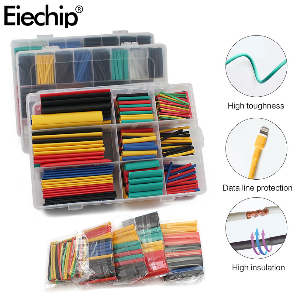 Heat Shrink Tube Shrink wrapping Assorted kit Wire Cable Thermoretractile Sleeving Thermoresistant tube Insulation