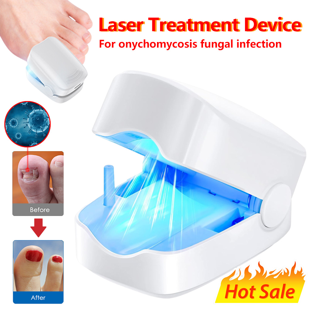 Dispositivo de tratamiento láser para hongos en las uñas, reparación de hongos en las uñas de los pies, tratamiento de onicomicosis, uñas láser con relajación de setas
