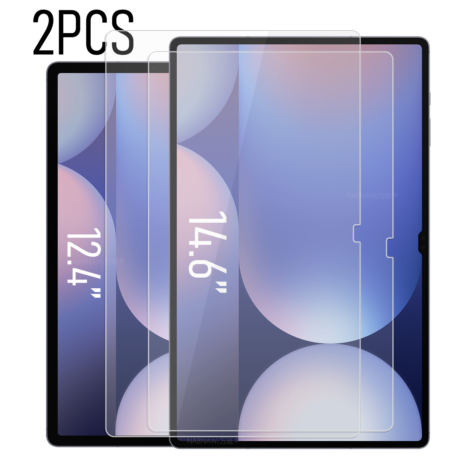 Für Samsung Galaxy Tab S10 Ultra S9 Ultra S8 Ultra 14,6 gehärtetes Glas für Tab S10 Plus S9 Plus S8 Plus 12,4 Displayschutzfolie