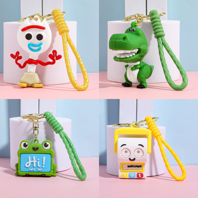 Breloczek Disney Toy Story Figurka Woody Buzz Alien Smarty Pants Zawieszka do kluczyków samochodowych Urocza lalka Prezent urodzinowy świąteczny dla dzieci