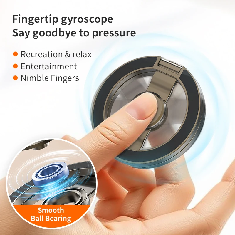 Soporte plegable de doble cara para iPhone Magsafe 360 °   Soporte Giratorio con Agarre Magnético Fuerte para iPhone 17/16/15/14/13