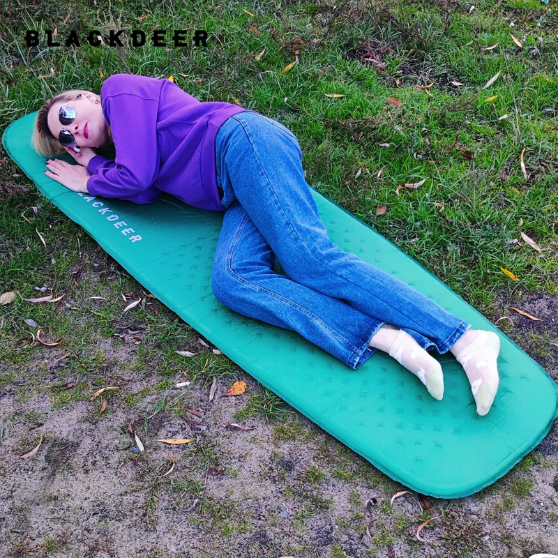 Blackdeer Archeos Đèn Tự Bơm Hơi Ngủ Miếng Lót Xốp Siêu Nhẹ Nệm Cho Cắm Trại Đi Bộ Đường Dài Ba Lô Đệm Bơm Hơi