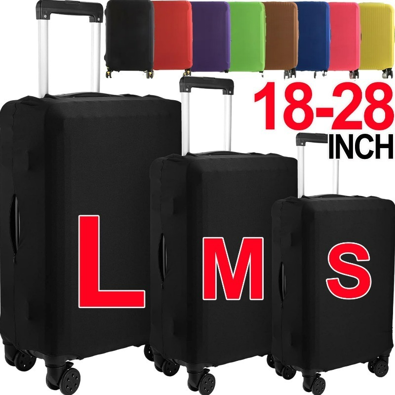 Funda protectora elástica para equipaje, cubierta de tela de viaje para maleta rodante de 18 a 28 pulgadas, accesorios a prueba de polvo