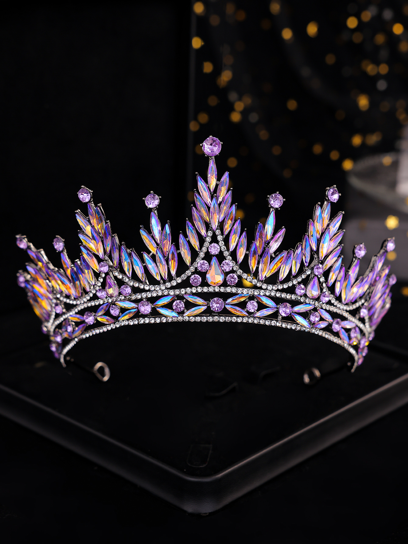 Brautkrone, Pferdeauge, europäische und amerikanische Prinzessinnenkrone, Kopfbedeckung, Modeaccessoires der Königin