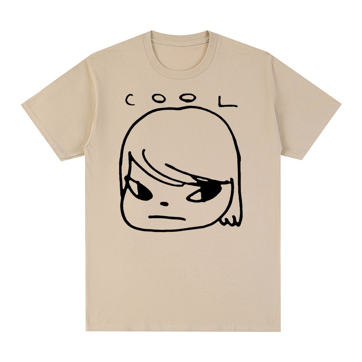 Yoshitomo Nara Cool Vintage T-shirt Japan Art cartoon Katoen Mannen t-shirt Nieuwe T-shirt Womens Tops