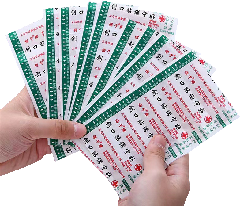 50 pçs primeiros socorros adesivo bandagem almofada adesivo woundplast hemostasia remendo adesivo gesso adesivo
