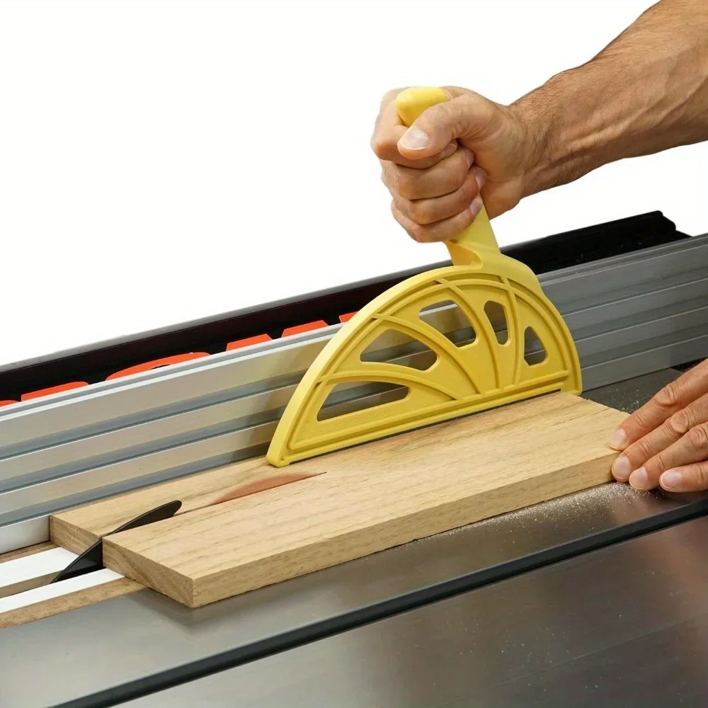1pc push block para serras de mesa, mesas de roteador e jointers, alça offset push stick