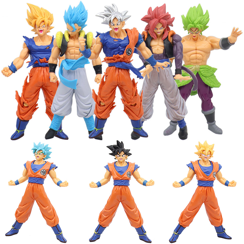 Anime Dragon Ball Z Super Saiyan Son Goku Vegeta Anime Model postaci prezenty figurki kolekcjonerskie dla dzieci 18cm