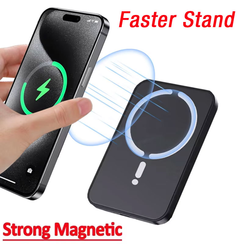 Auto Air Vent Magnetische GPS Telefoonhouder Stand Draadloze Oplader voor Magsafe iPhone 17 16 15 14 13 12 Pro Max Snelle Oplading