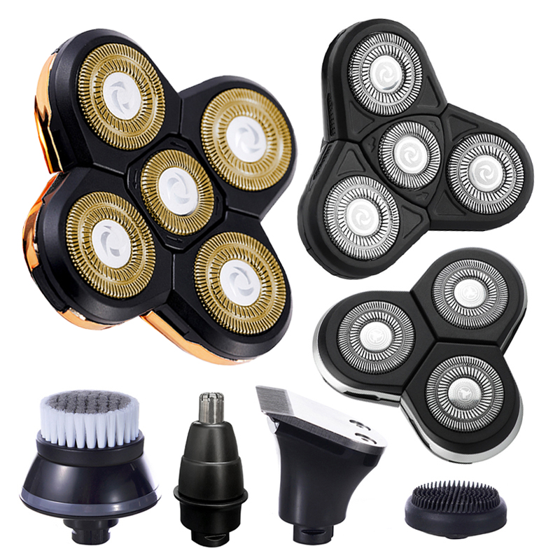 Ersatz Elektrische Rasierer Kopf Nase Trimmer Haar Clipper Gesichts Reinigung Pinsel Massage Kopf Ersatz 3/4/5 Cutter Schwimm Kopf