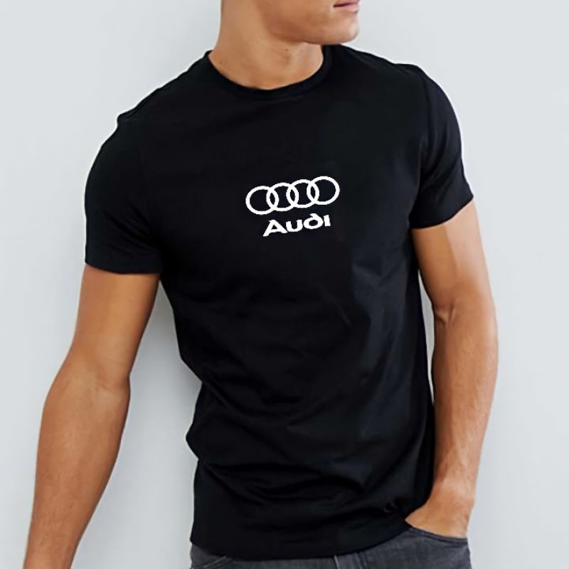 Men's Audi Pattern Men's T-shirt for All Seasons, Suitable for Both Men and Women, Casual and Fashionable T-shirt