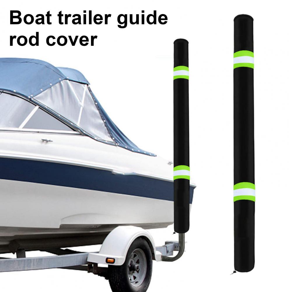 2 Stücke Boot Anhänger Führungsstange Abdeckung 36 Zoll Boot Anhänger Führungsschutzpolster für Ski Boot Fischerboote Segelboot Anhänger