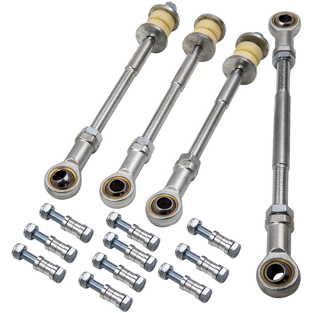 Frente e Traseiro HD Sway Bar Kit de Extensão para Nissan Patrol GU Y61, 2-8 "Lift, 4 pcs