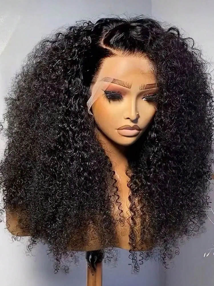 38-40 дюймов, 250% плотность, кудрявые волосы Kinky Curly, 13x4 HD Lace Front, идеальные кудри Jerry Curly Wave, HD прозрачный парик 13x6 Lace Front, бразильские натуральные черные кудрявые волнистые волосы, парик с предварительно выщипанной линией роста 