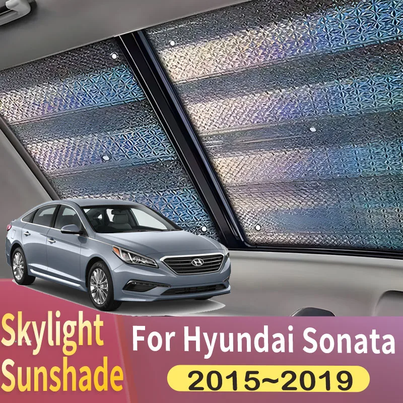 Zonnedak Zonnescherm Geschikt Voor Hyundai Sonata LF MK7 2015 ~ 2019 2016 2017 Auto Panoramisch Dak Hitteschild Venster Zonnescherm anti-UV