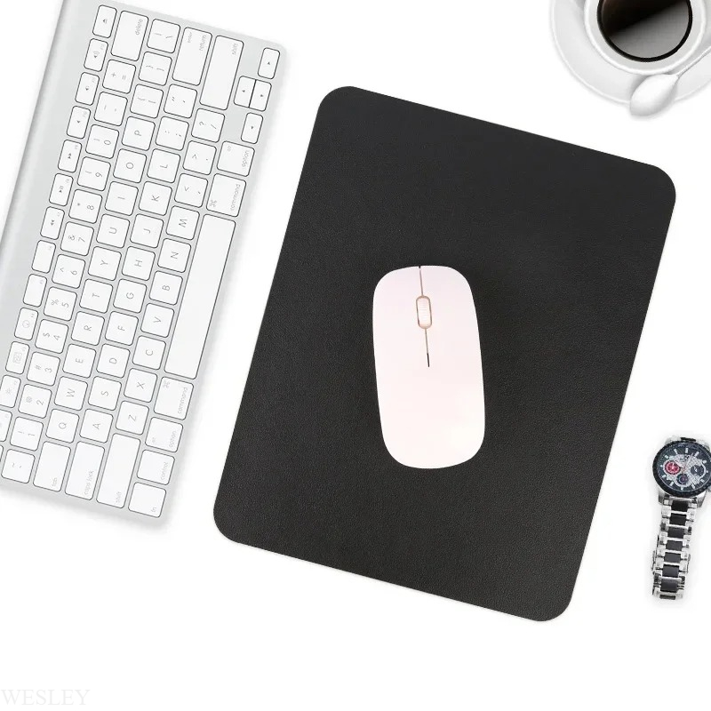 Kreatives universelles Anti-Rutsch-Mauspad aus Leder, Gaming-Mausmatte, wasserdichtes Schreibtisch-Mauspad, modisch, bequem, für Laptops, MacBook