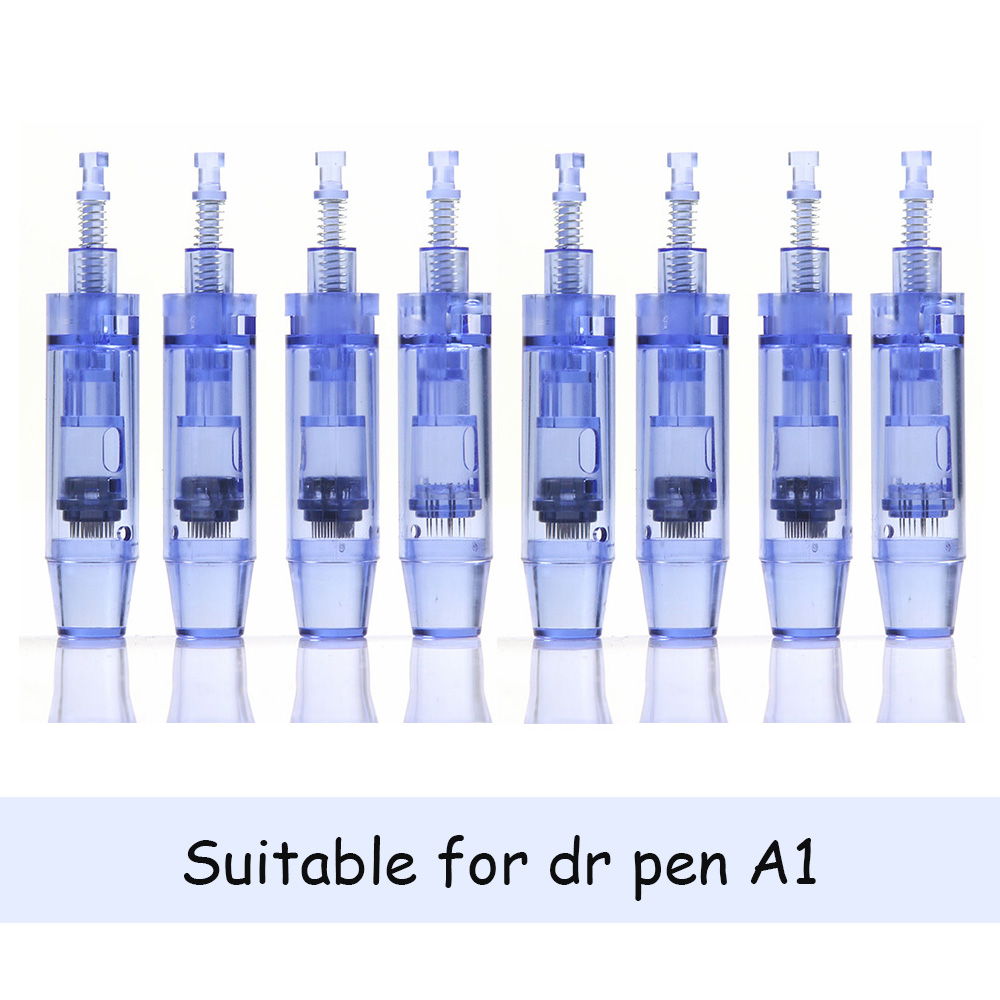 10/50/100 stücke dermapen nadeln 12/24/36pin professionelle micro nadel mts derma stift nadel patrone für hautpflege dermapen a1