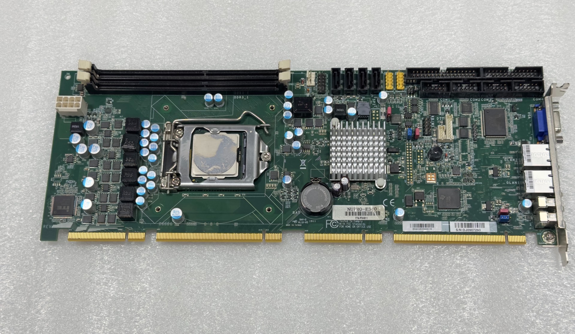 Placa base de máquina de control industrial de marca famosa NuPRO-E340 (prueba y enviada)