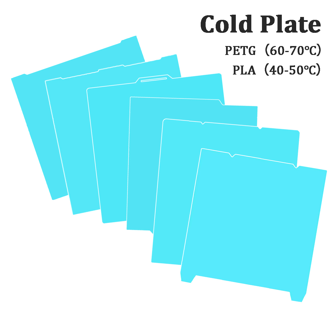 Gletsjer Koude Plaat Voor Bambu Lab H2D H2S A1 P1 X1C P2S H2C Cool Bouw Plaat Voor Anycubic Kobra S1 Creality K1 Ender 3 Kobra 3