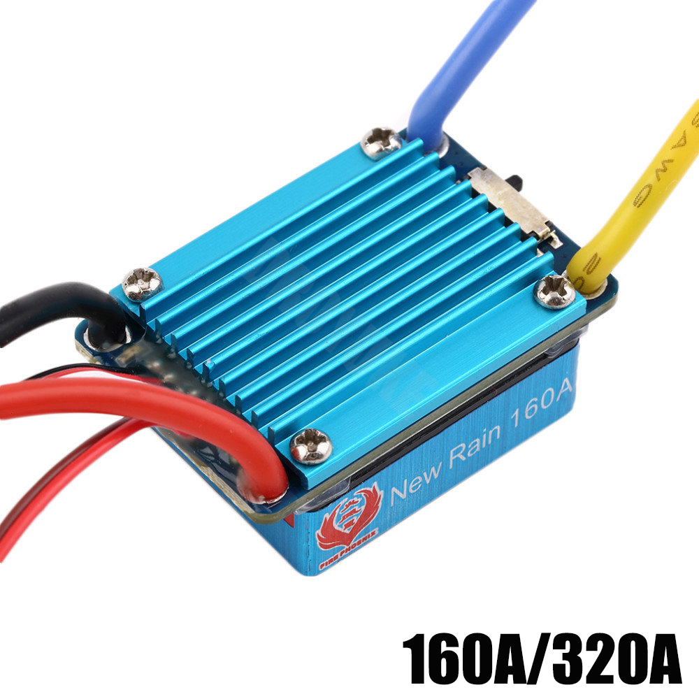 RC 160A/320A ESC 380/540/ Brushed Motor Speed Controller Dual Mode Regulator Band Brake for 1:10 1/12 Car / Bait Boat