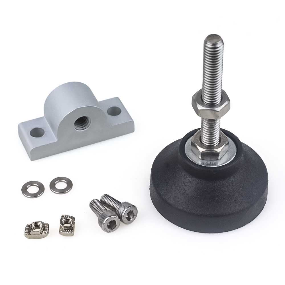 4 conjuntos de fixação de roda universal, conector de roda de rodízio, código de canto extrudado fixo banhado para 2020 3030 4040 4545 perfil alu