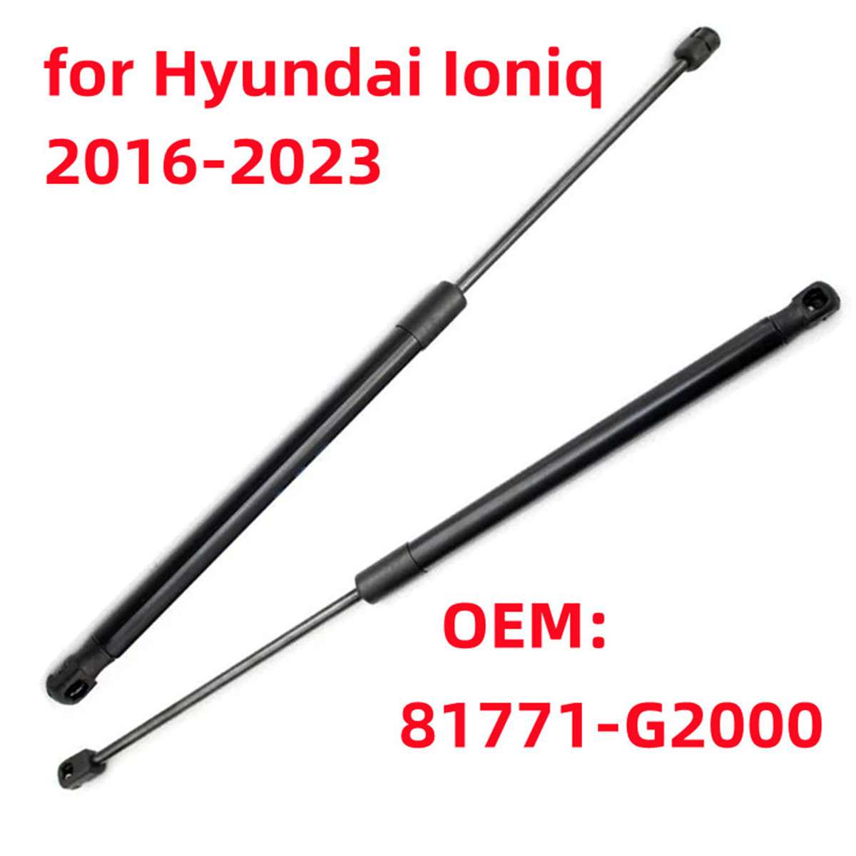 2Pcs 81771-G2000 Car Rear Tailgate Boot Gas Strut Lift Support Rods Damper Bars for Hyundai Ioniq 2016-2023