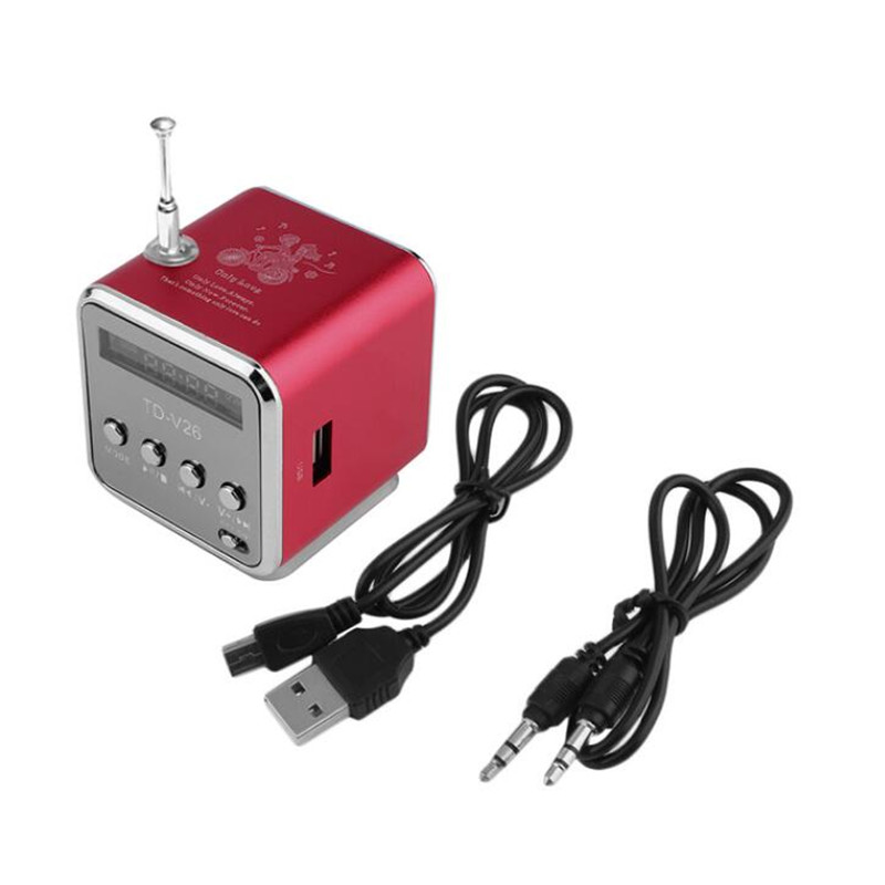 Mini odbiornik radiowy z przenośnymi głośnikami USB z radiem FM Cyfrowy do telefonu PC Odtwarzacz muzyczny Mp3 Obsługa kart Micro SD