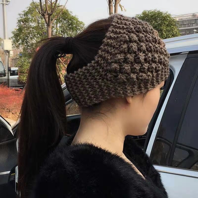 Mode femmes bandeau nouveau hiver chaud Turban doux tricoté bandeau conception élastique bandeaux bandeau cheveux accessoires pour dame