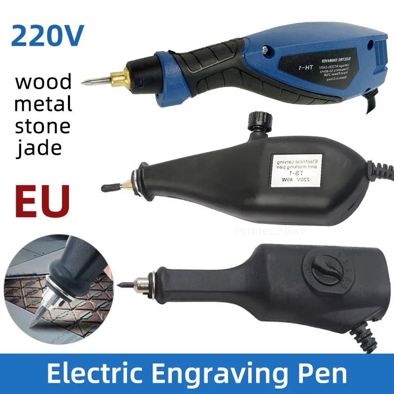 Elektrischer Graveur, Schmuckschnitzstift für Plottermaschine, Holz, kleines Metall, Holzherstellung, Tiefenschnitzwerkzeug, EU 220 V