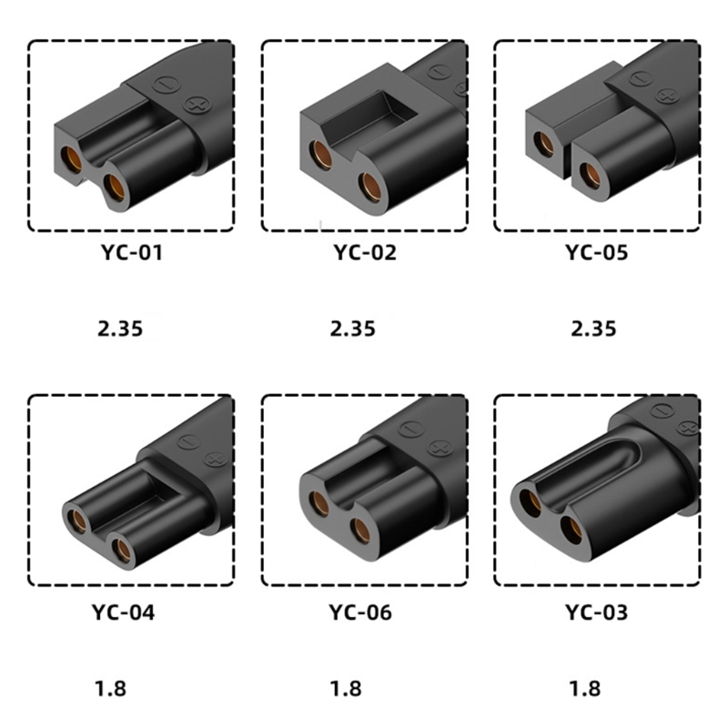 1/6pc USB Type C Charger Convetor Adapter Shaving Power Adapter for Universal Electric Hair Clipper Beard trimmers Shavers Razor