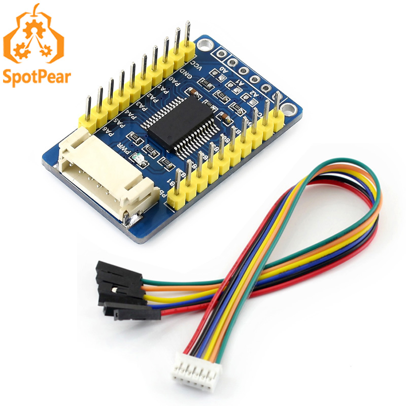 MCP23017 IO papan ekspansi antarmuka I2C memperluas 16 pin I/O, UNTUK Arduino / Raspberry Pi / STM32