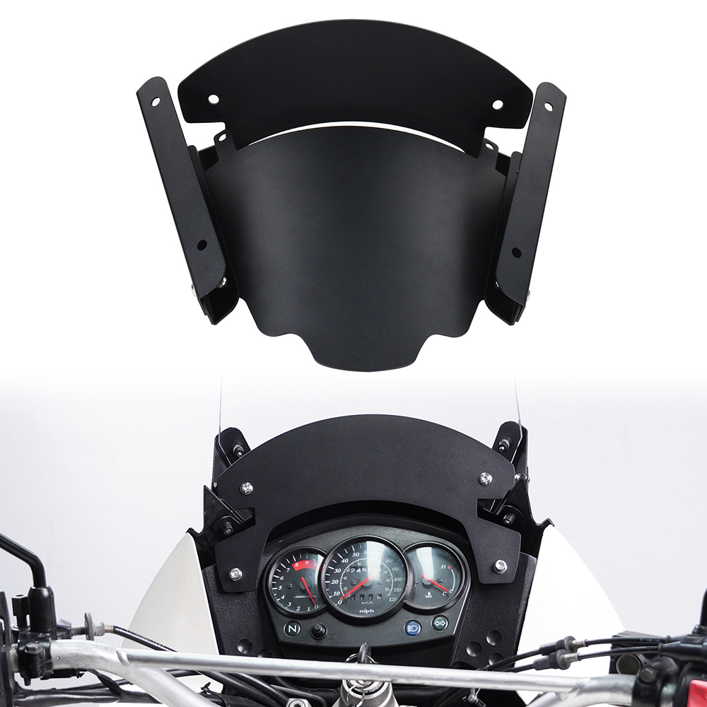Altura da motocicleta ajustar levantador, pára-brisa, Rally Dash Kit, apto para Kawasaki KLR650, 2008, 2009, 2010, 2011, 2012, 2013-2018
