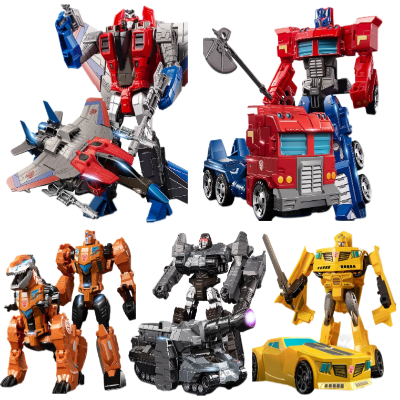 Transformatie Robotauto Speelgoed Transformerende tankvliegtuigen Dinosaurusmodellen Actiefiguren Verjaardagscadeaus voor kinderen Speelgoed voor jongens
