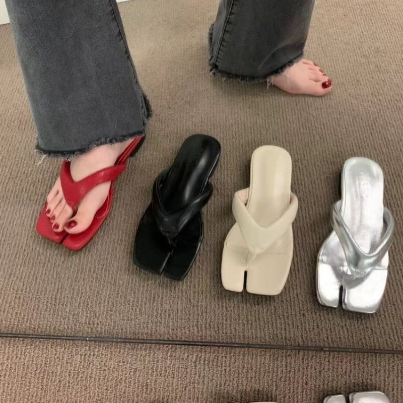 Plus size zomerse, populaire teenslippers voor dames, teenslippers, coole sandalen