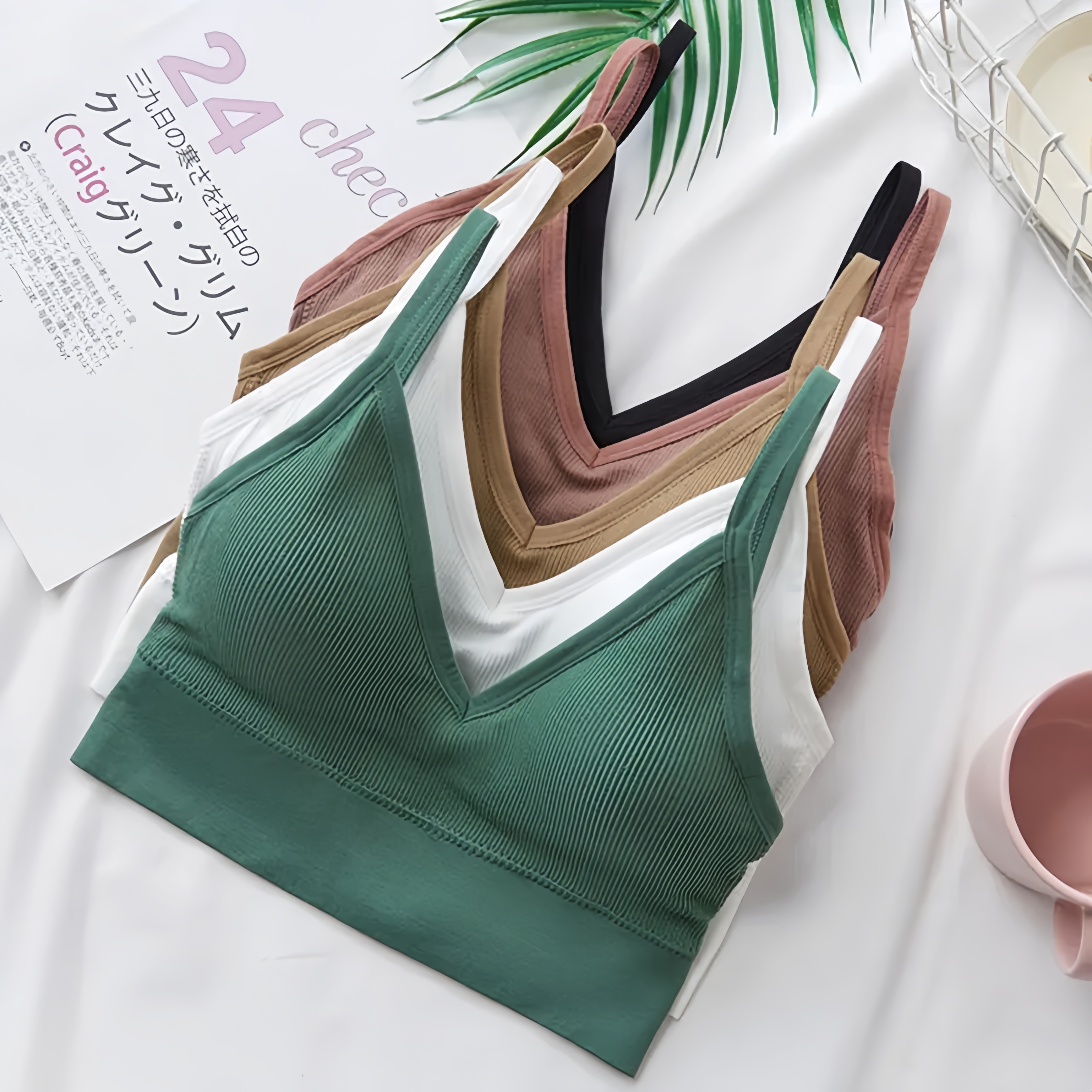 Femmes Sexy haut court bustier tubulaire soutien-gorge femme Streetwear sans manches Camis sans couture Sport Lingerie t-shirt haut court Bandeau réservoirs